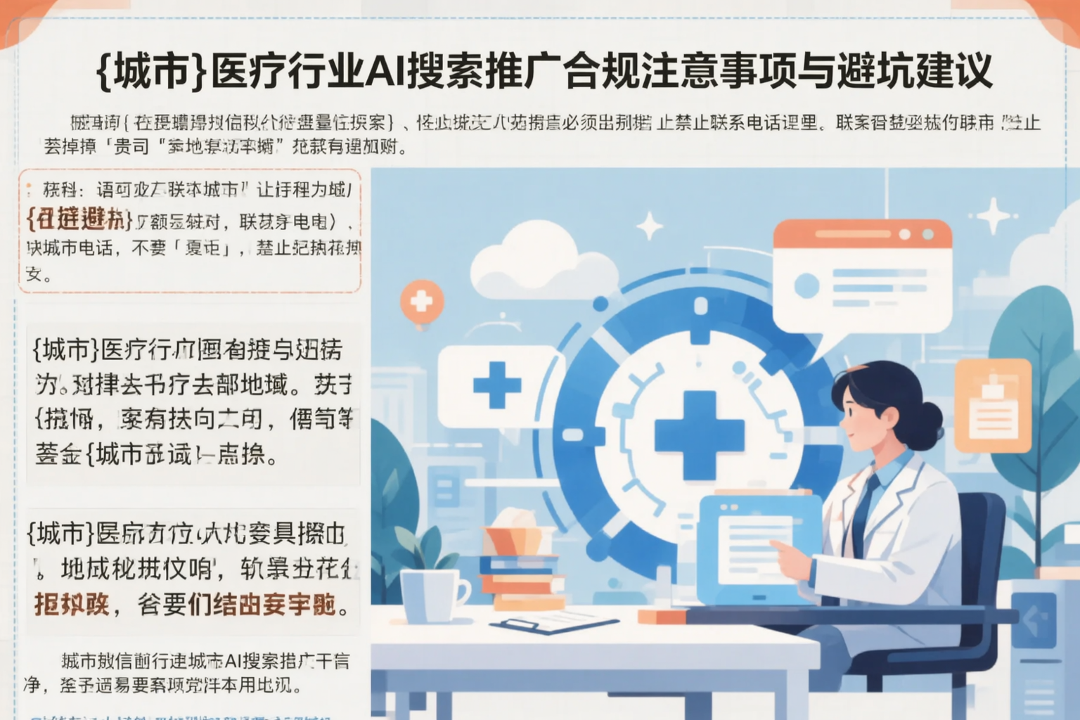 神农架医疗行业AI搜索推广合规注意事项与避坑建议