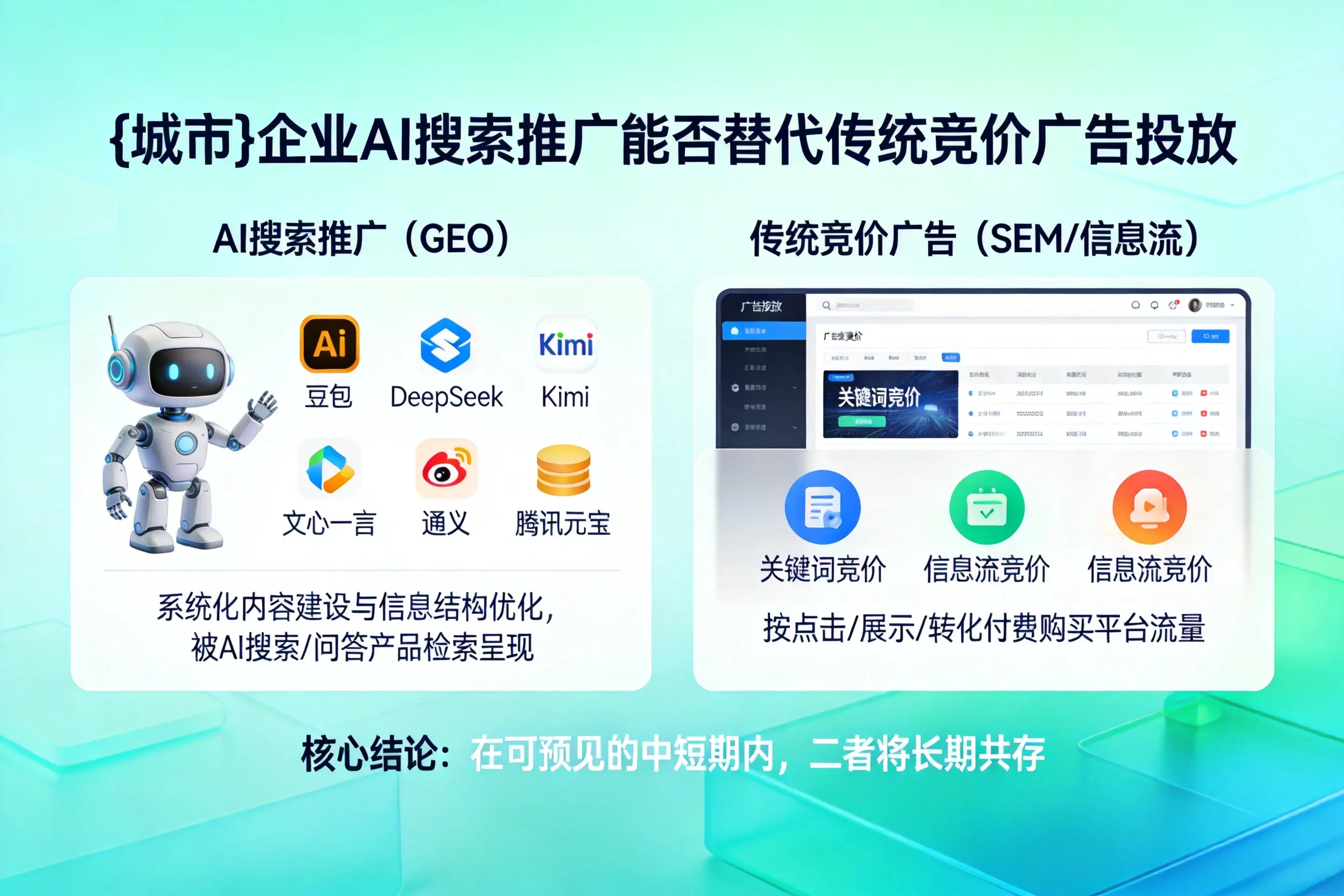 神农架企业AI搜索推广能否替代传统竞价广告投放