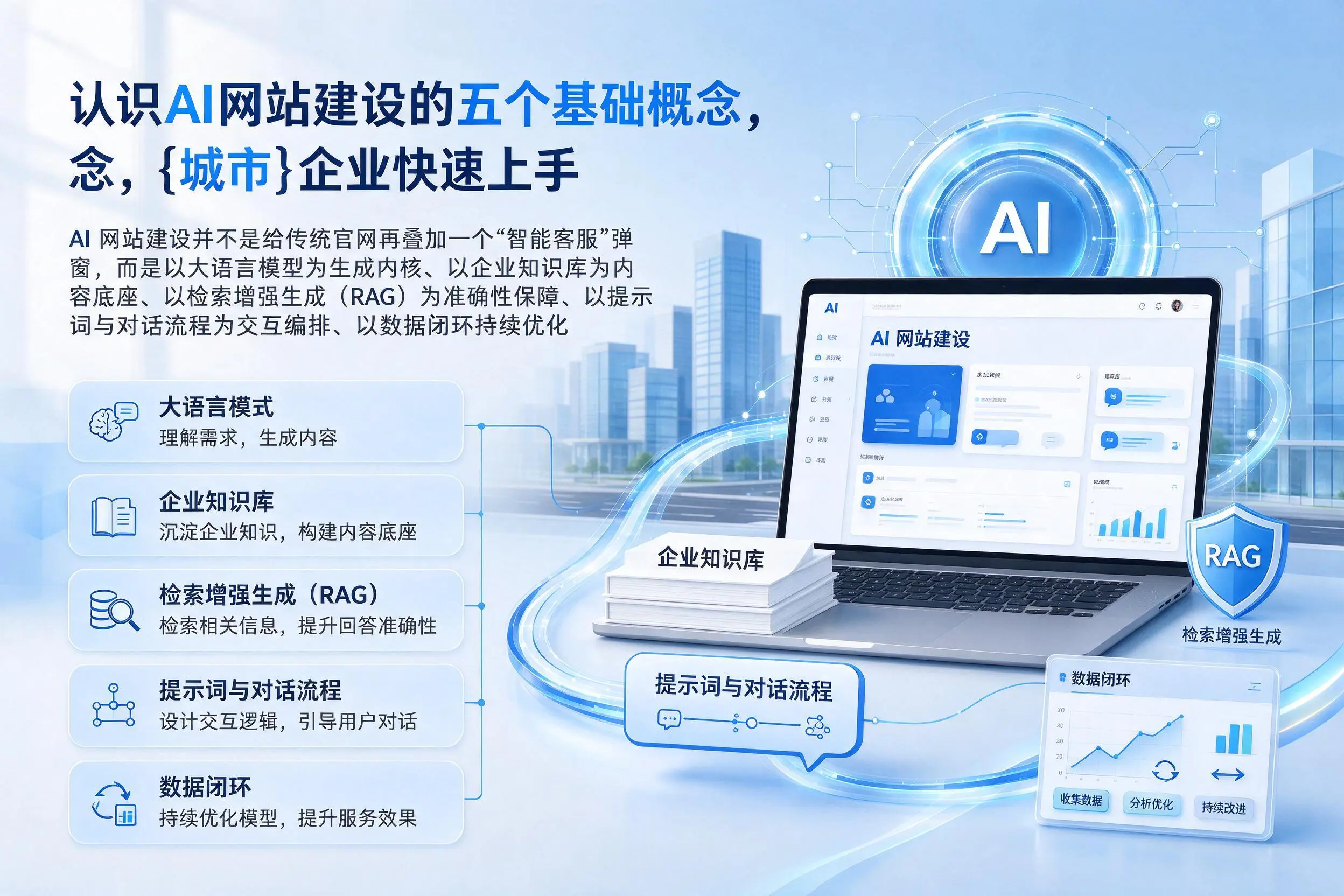 认识AI网站建设的五个基础概念,神农架企业快速上手